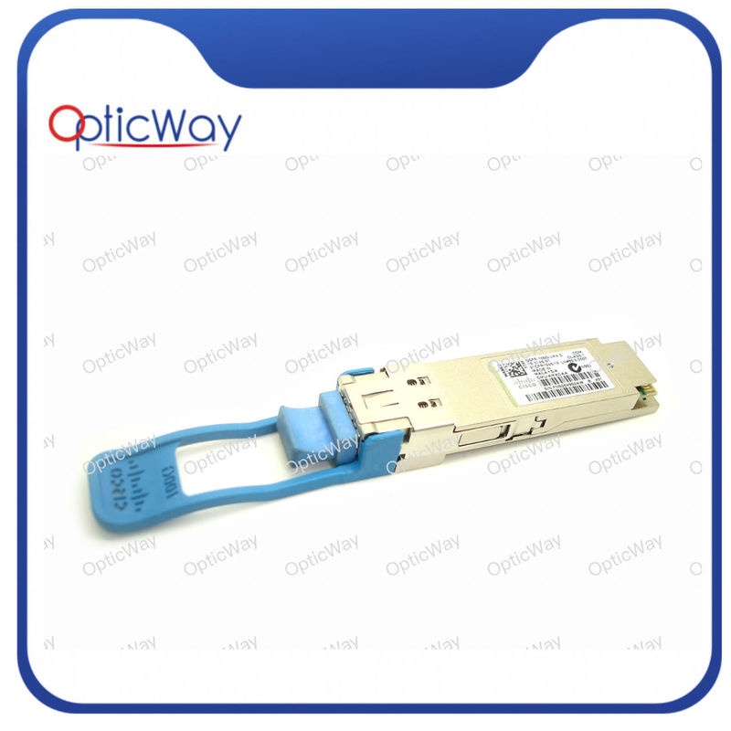 QSFP28 Модуль оптического волокна QSFP-100G-LR4-S 1310nm 10km DOM Duplex LC SMF